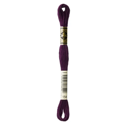154 Very Dark Grape DMC Floss - Default