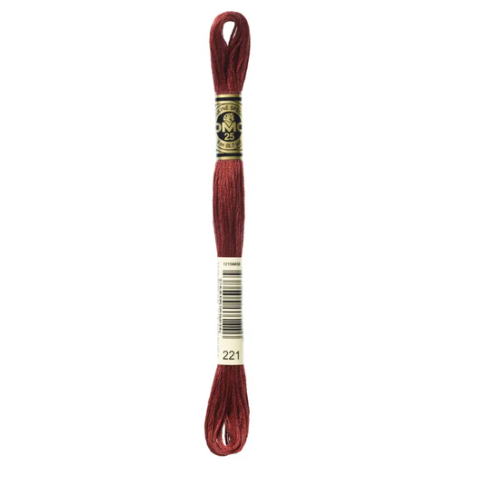 221 Very Dark Shell Pink DMC Floss - Default