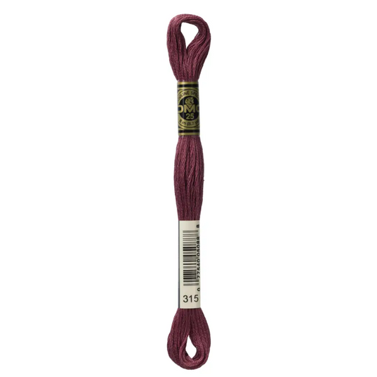 315 Medium Dark Antique Mauve DMC Floss - Default