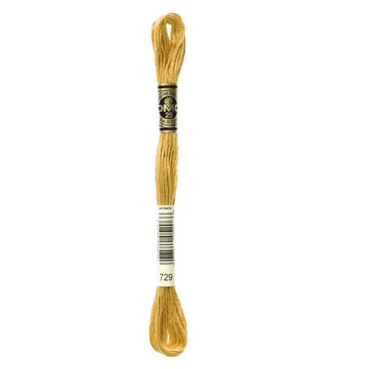 729 Medium Old Gold DMC Floss - Default