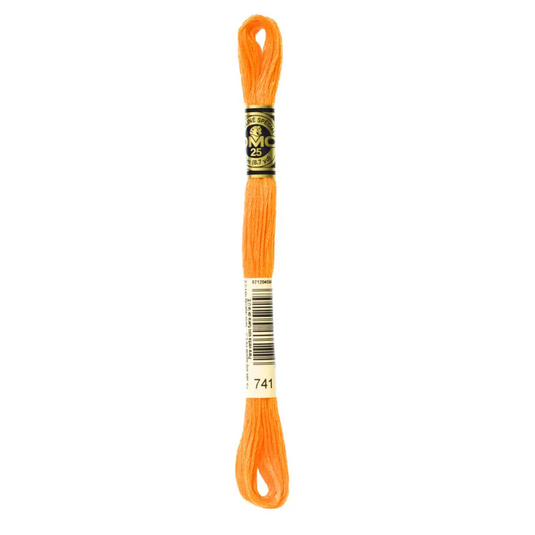 741 Medium Tangerine DMC Floss - Default