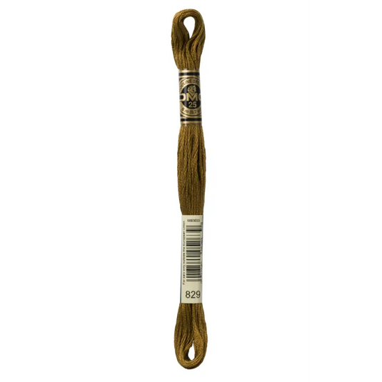 829 Very Dark Golden Olive DMC Floss - Default