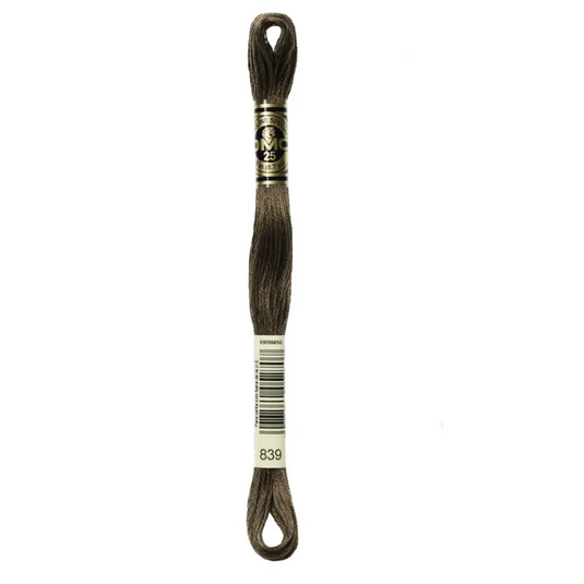 839 Dark Beige Brown DMC Floss - Default