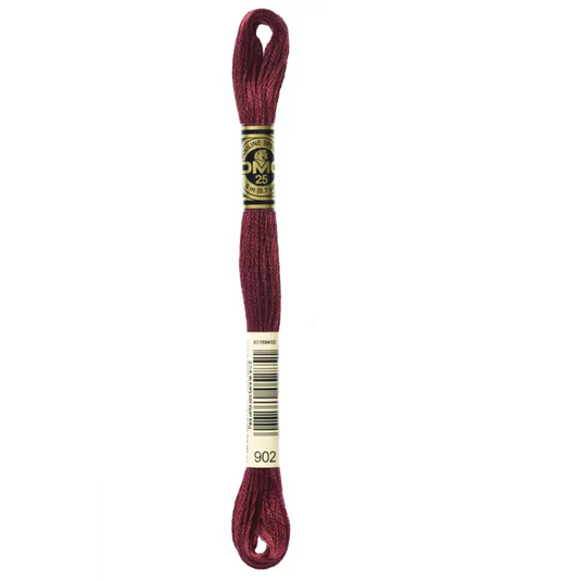 902 Very Dark Garnet DMC Floss - Default