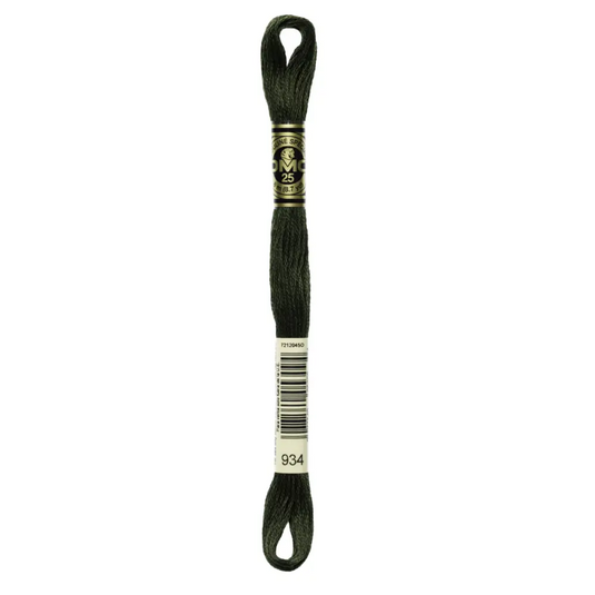934 Black Avocado Green DMC Floss - Default