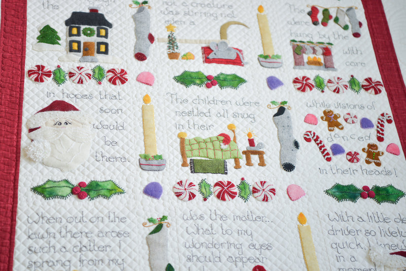 Load image into Gallery viewer, Twas the Night 2 in Wool - Block of the Month Registration
