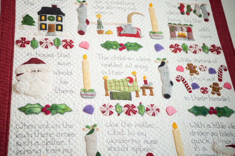 Load image into Gallery viewer, Twas the Night 2 in Wool - Block of the Month Registration