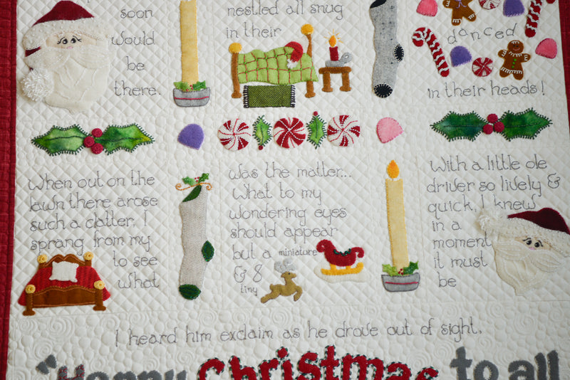 Load image into Gallery viewer, Twas the Night 2 in Wool - Block of the Month Registration