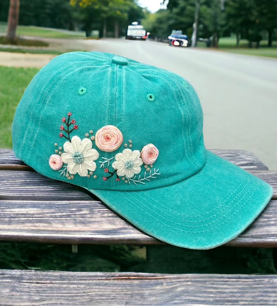 TTT_MSW×ACRMTSM FLOWER EMBROIDERY CAP TTT_MSW×ACRMTSM FLOWER EMBROIDERY CAP