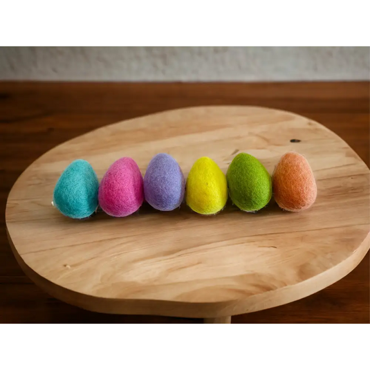 Felt Easter Eggs - Aqua