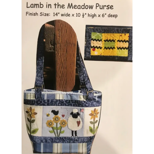 Lamb in the Meadow Purse - Default