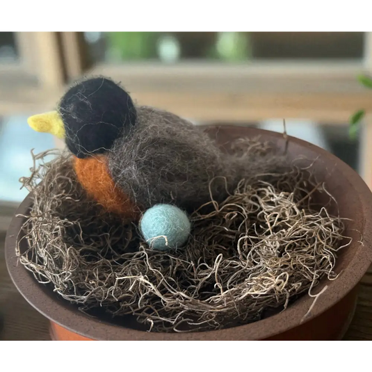 Needle Felted Robin
