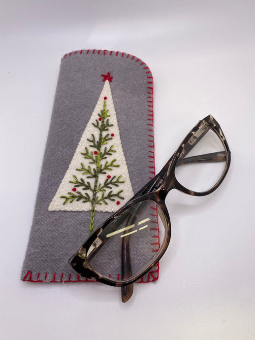 Christmas Tree Rotary/Glasses Case