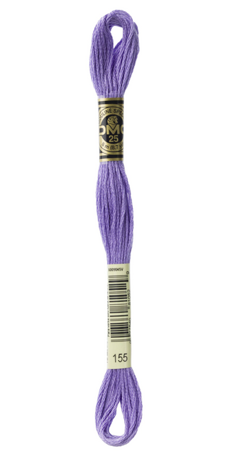 155 Medium Dark Blue Violet DMC Floss - Default