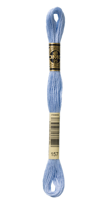 157 Very Light Cornflower Blue DMC Floss - Default