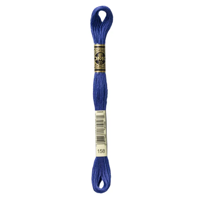 158 Medium Very Dark Cornflower Blue DMC Floss - Default