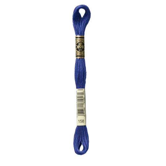 158 Medium Very Dark Cornflower Blue DMC Floss - Default