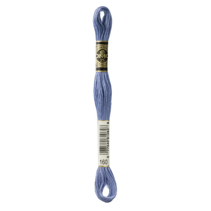 160 Medium Gray Blue DMC Floss - Default
