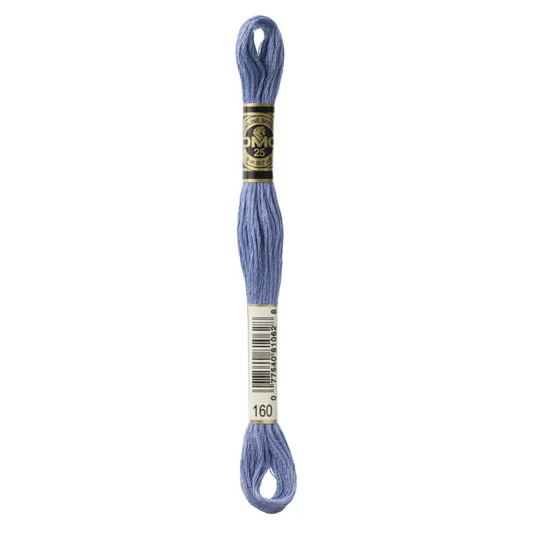 160 Medium Gray Blue DMC Floss - Default