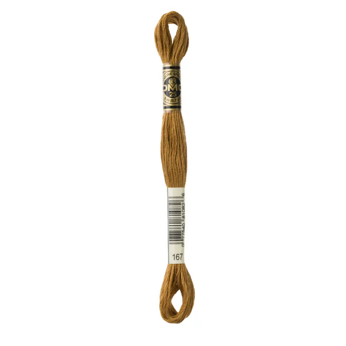 167 Very Dark Yellow Beige DMC Floss - Default