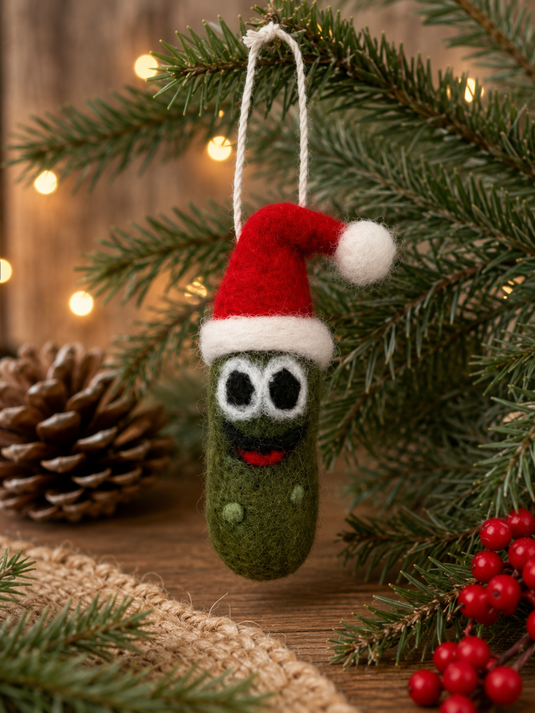 Needle Felting : Christmas Pickle Kit