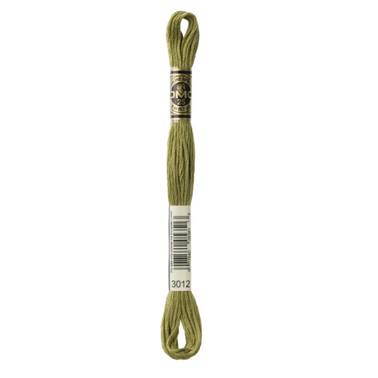 3012 Medium Khaki Green DMC Floss - Default