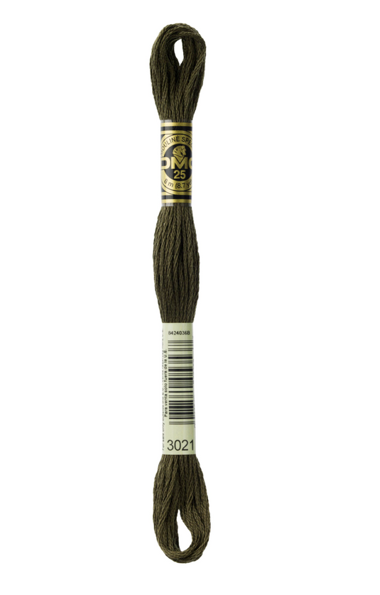 3021 Very Dark Brown Gray DMC Floss - Default