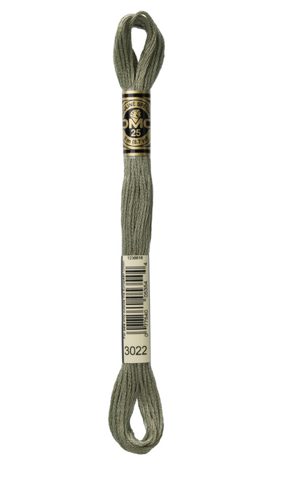3022 Medium Brown Gray DMC Floss - Default