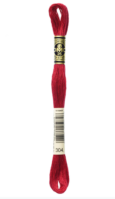 304 Medium Red DMC Floss - Default