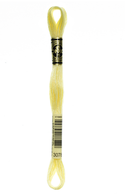 3078 Very Light Golden Yellow DMC Floss - Default