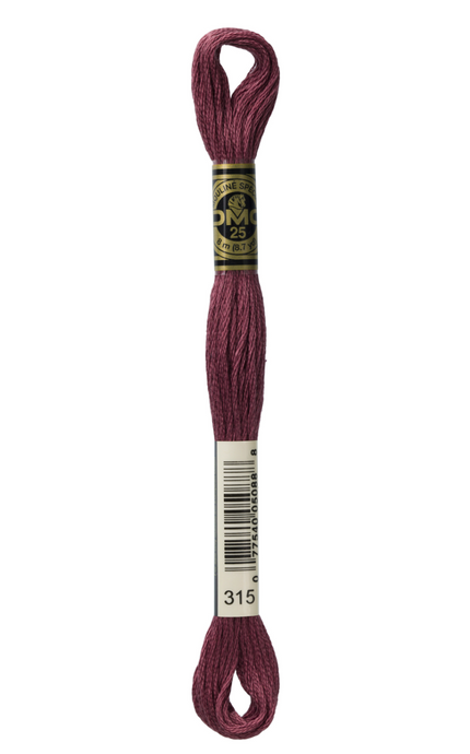 315 Medium Dark Antique Mauve DMC Floss - Default