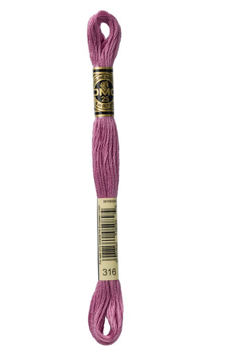 316 Medium Antique Mauve DMC Floss - Default