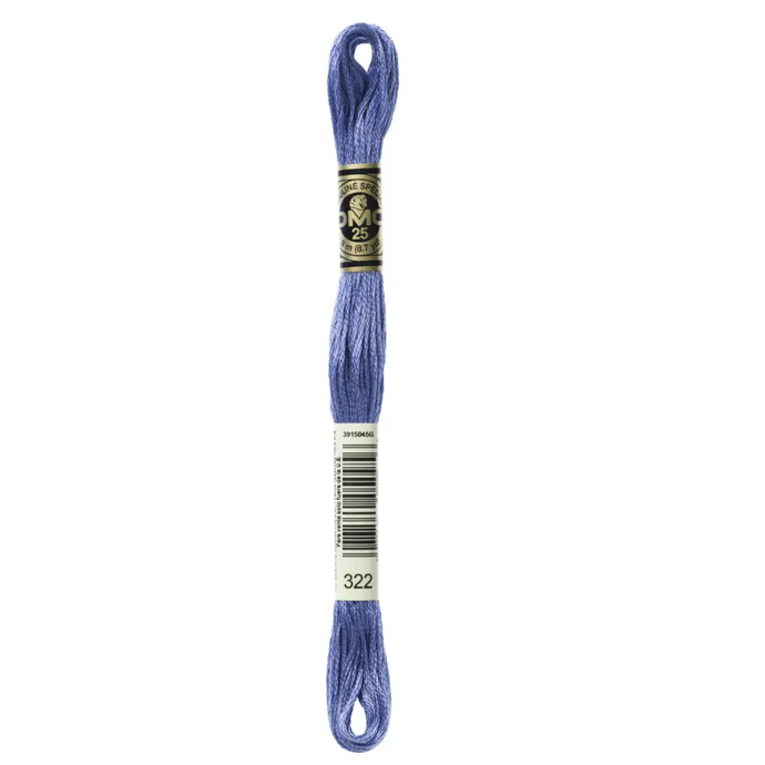 322 Dark Baby Blue DMC Floss - Default