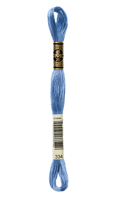 334 Medium Baby Blue DMC Floss - Default