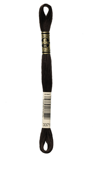 3371 Black Brown DMC Floss - Default