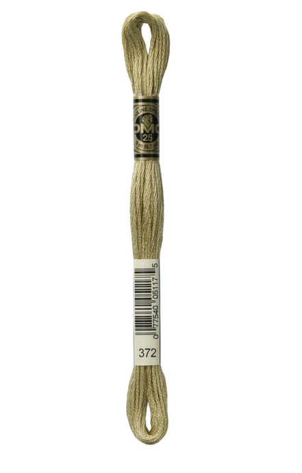 372 Light Mustard DMC Floss - Default