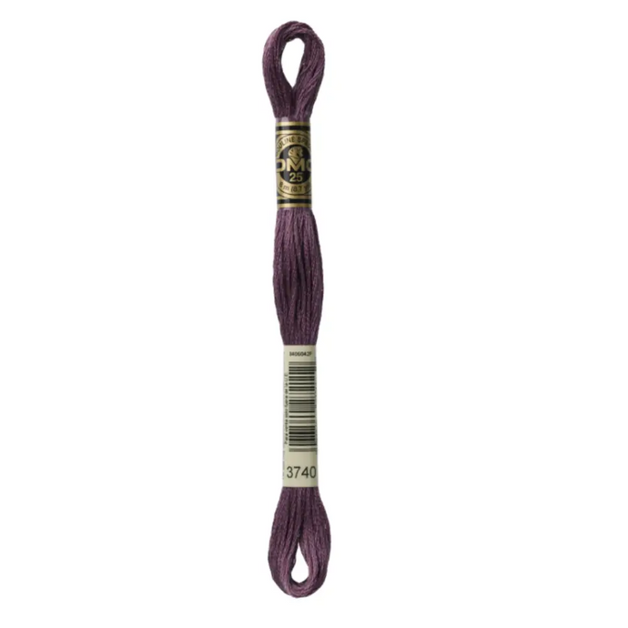 3740 Dark Antique Violet DMC Floss - Default