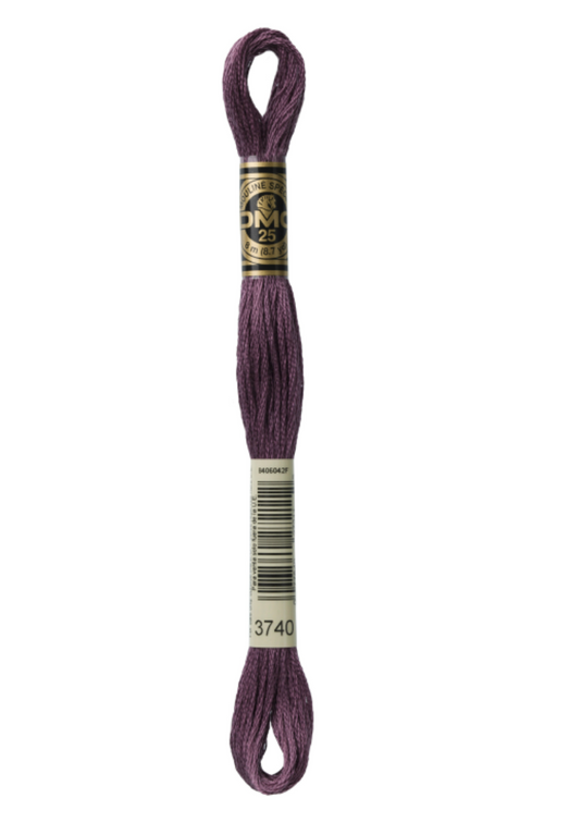 3740 Dark Antique Violet DMC Floss - Default