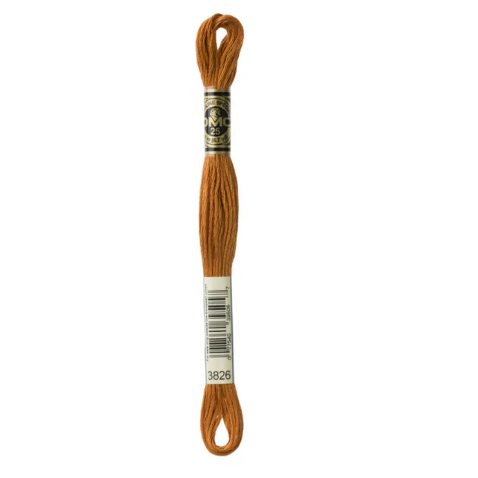 3826 Golden Brown DMC Floss - Default