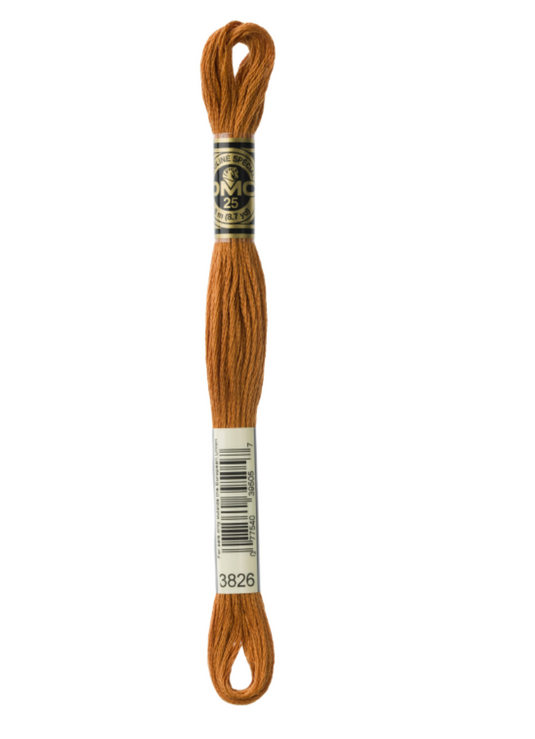 3826 Golden Brown DMC Floss - Default