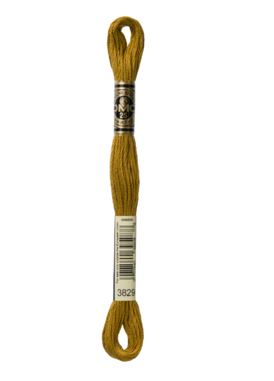 3829 Very Dark Old Gold DMC Floss - Default