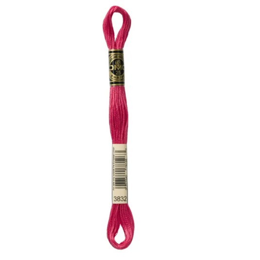 3832 Medium Raspberry DMC Floss - Default