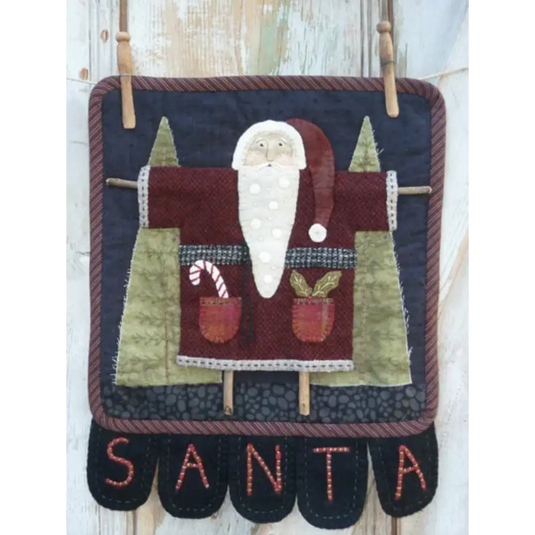 #384 Clothesline Santa (December)