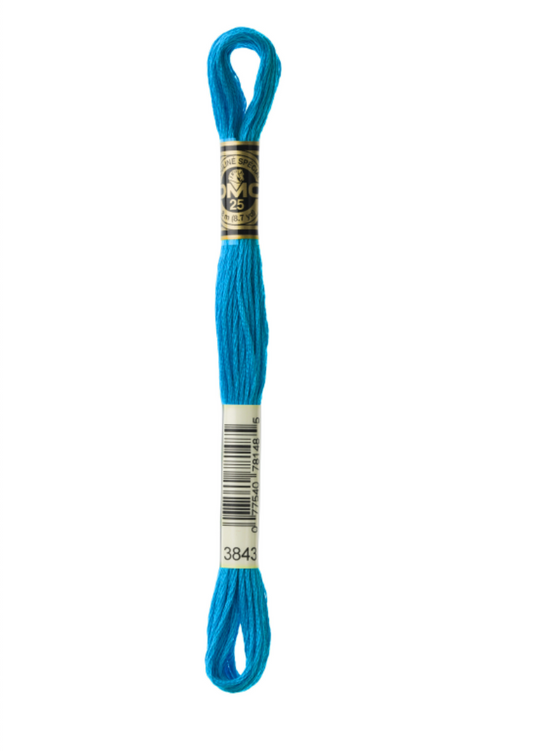 3843 Electric Blue DMC Floss - Default