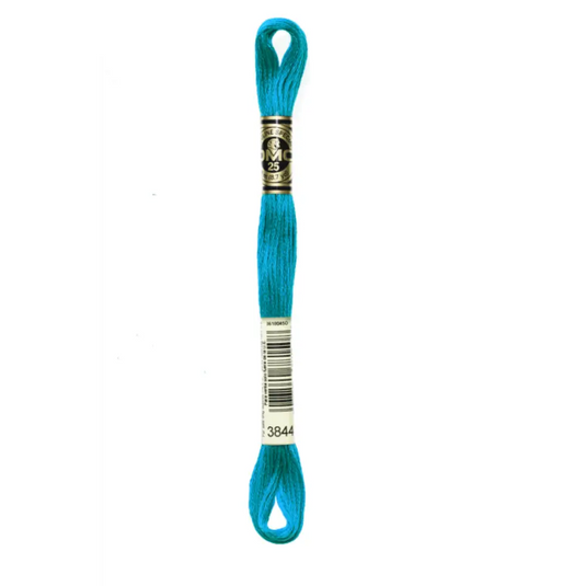 3844 Dark Bright Turquoise DMC Floss - Default