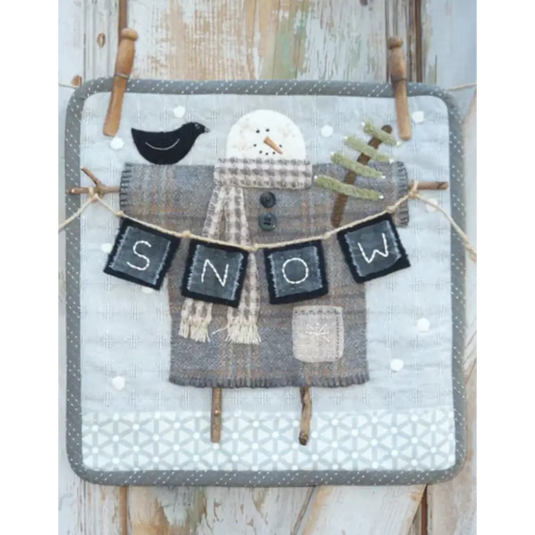 #385 Clothesline Snowman (January)