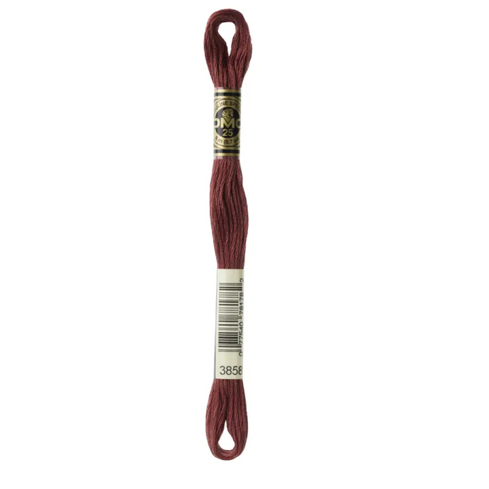 3858 Medium Rosewood DMC Floss - Default