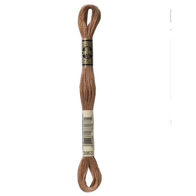 3863 Medium Mocha Beige DMC Floss - Default