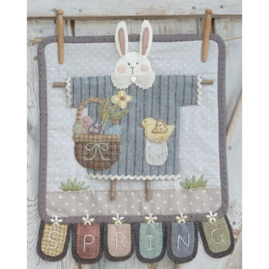 #389 Clothesline Bunny (April)