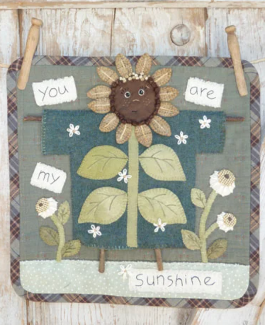 #392 Clothesline Sunflower (August) Pattern